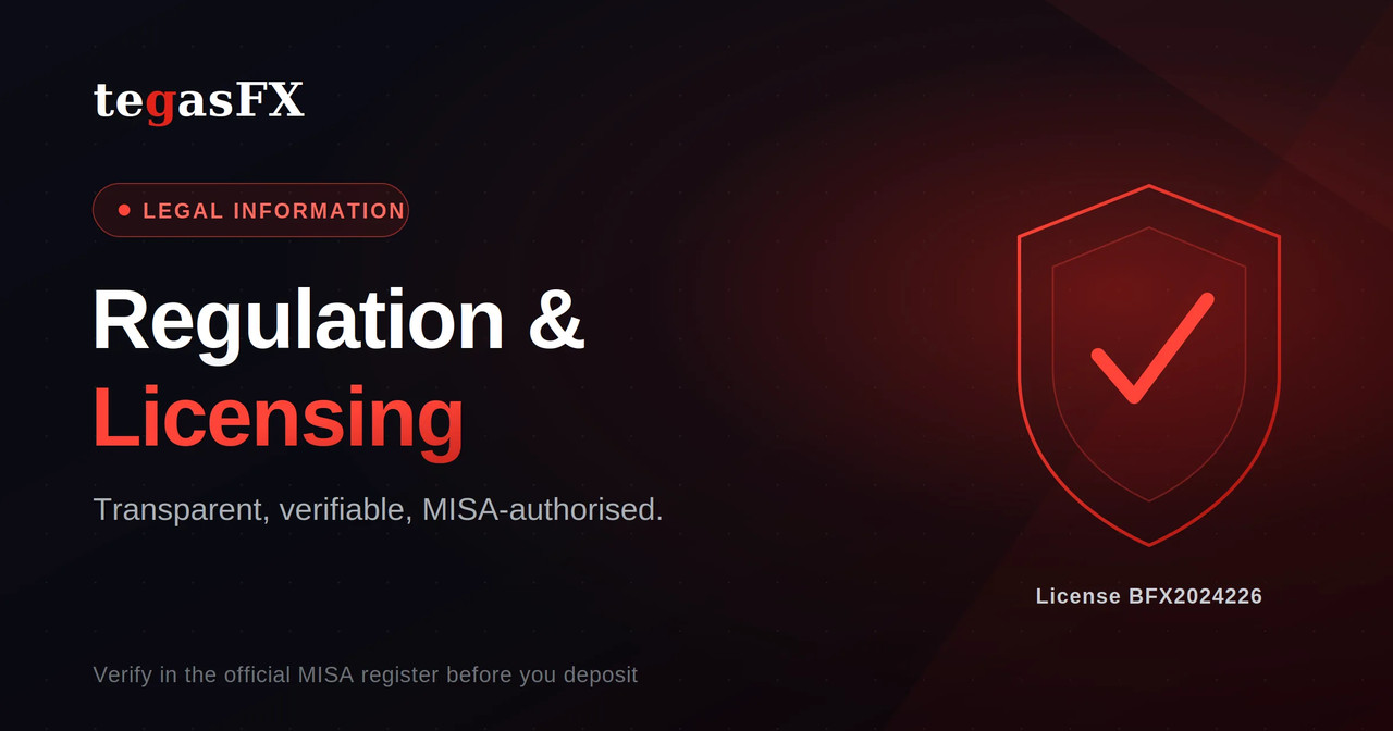 Regulation, Licensing & Security at tegasFX: A Transparent Overview